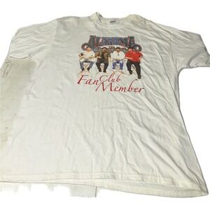 Alabama The American Farewell Fan Club Member T-Shirt Men's 2XL White Tee